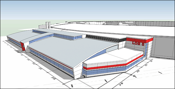 Rendering of an NSLS-II lab office building